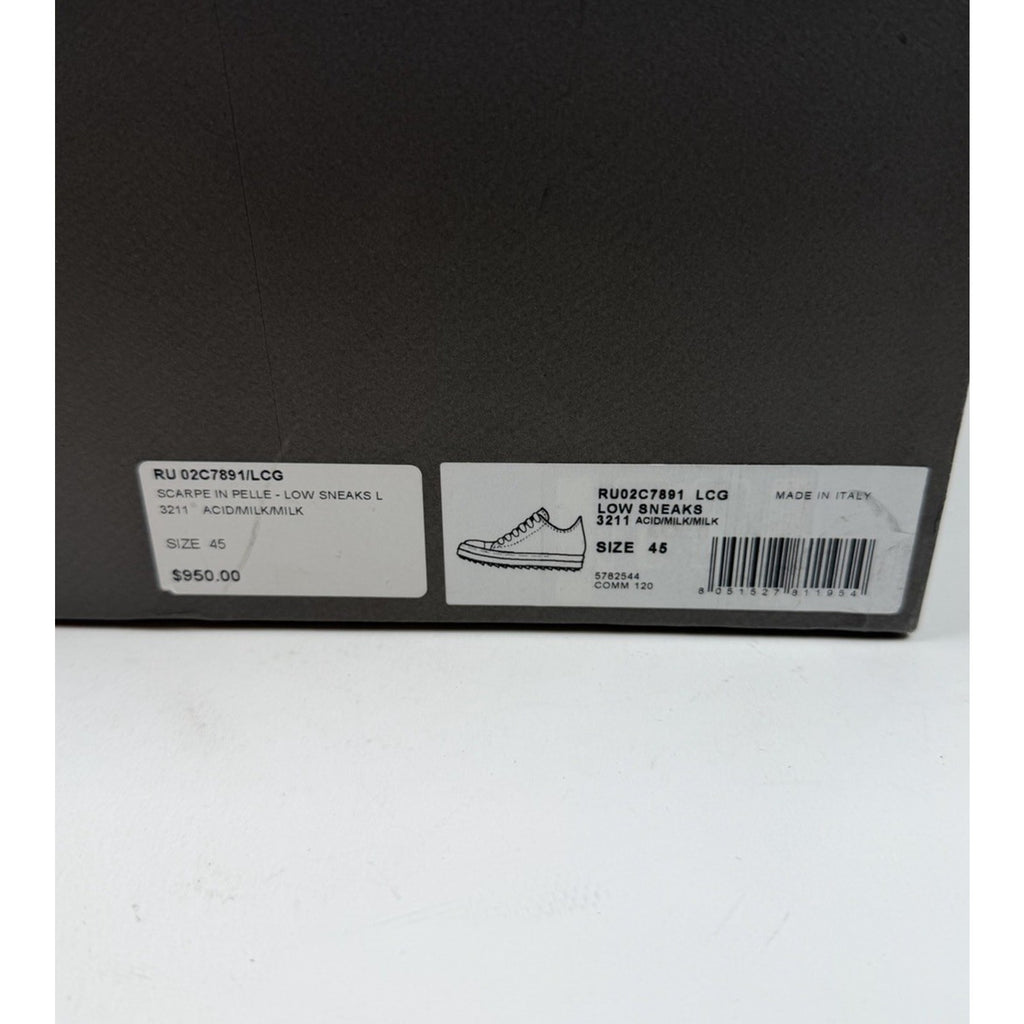Size 45EU/12US - Rick Owen’s Leather Mainline Ramones Like New