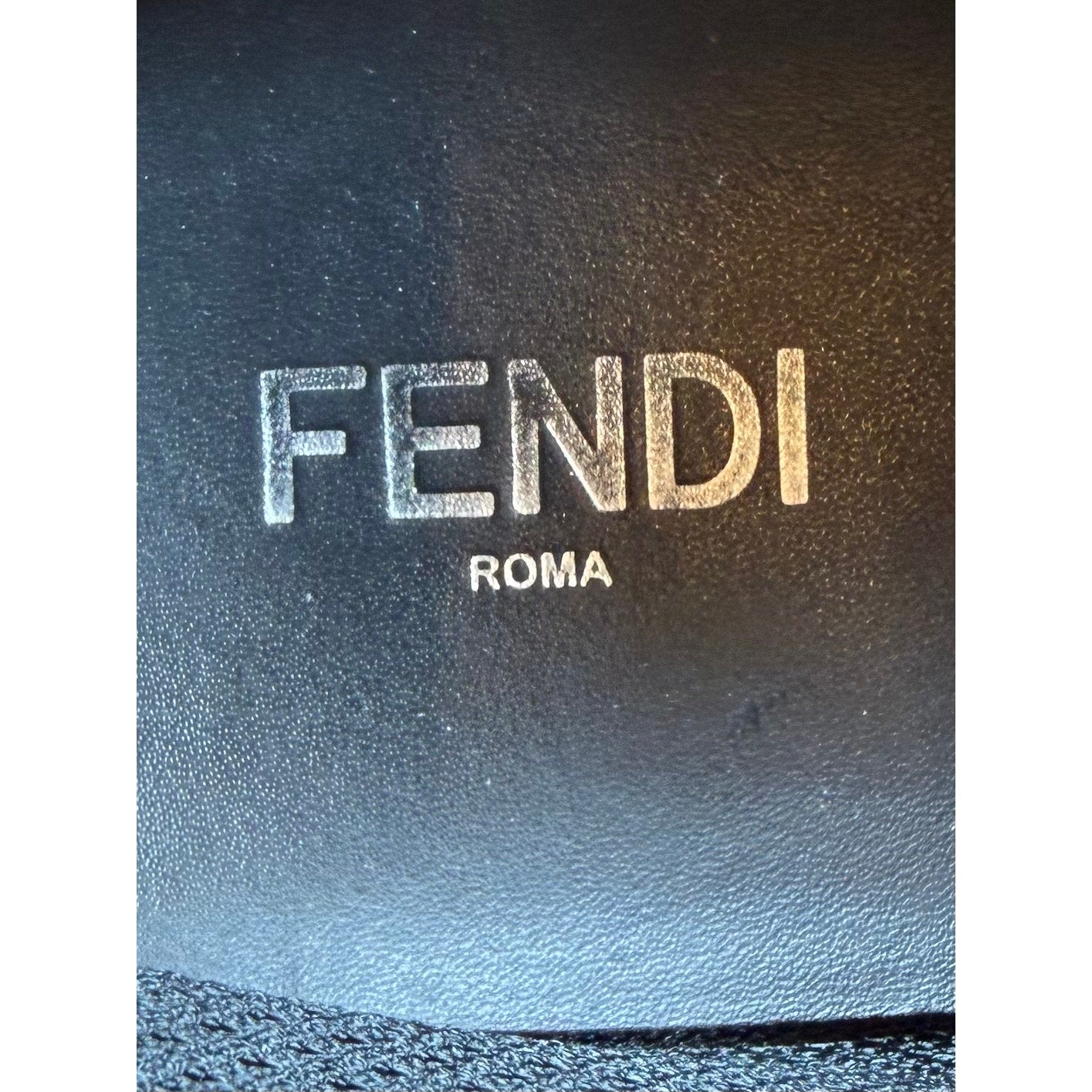 Size 6UK/7US - Fendi Low Top Leather Sneakers