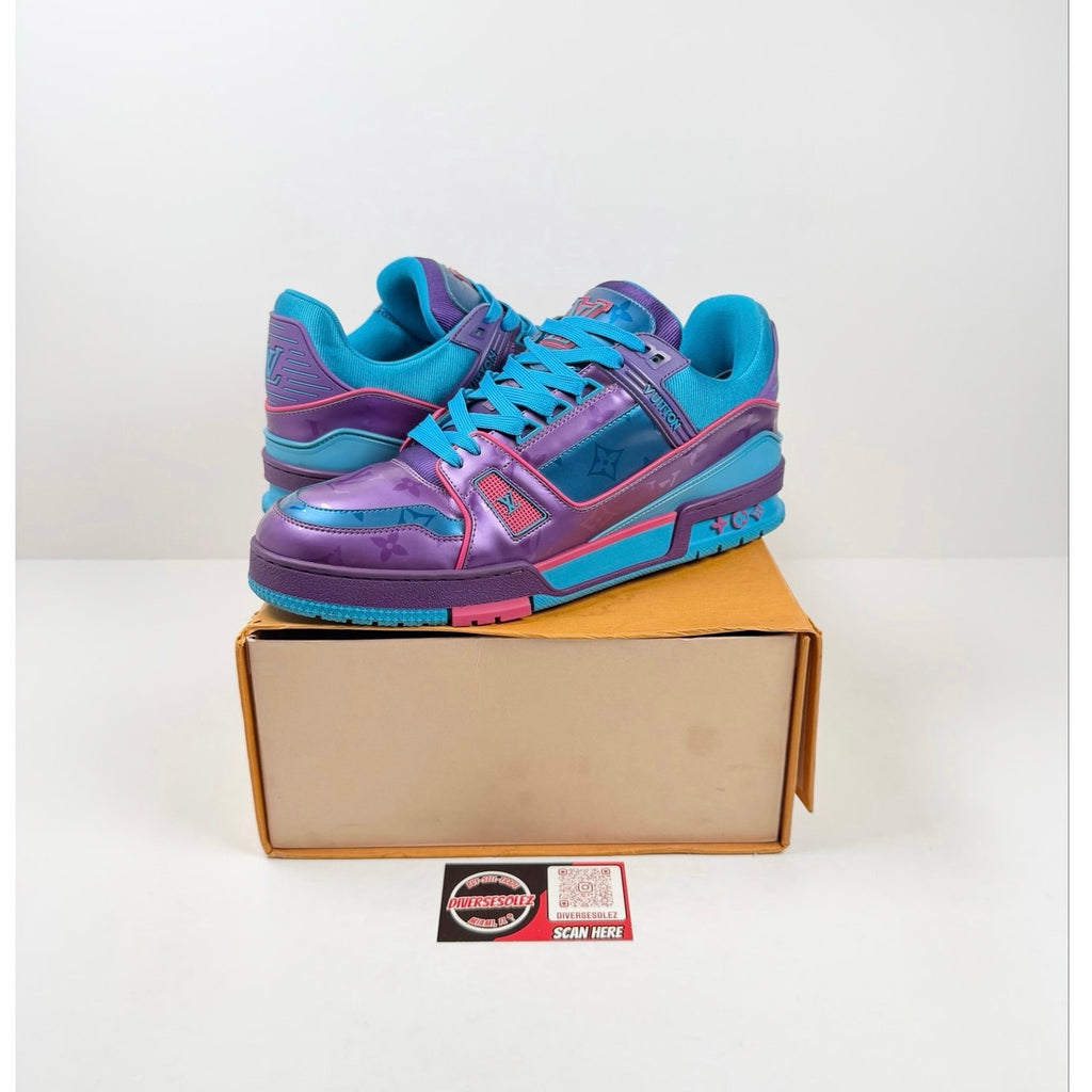 Size 8LV/9US - Louis Vuitton Trainer Purple Teal