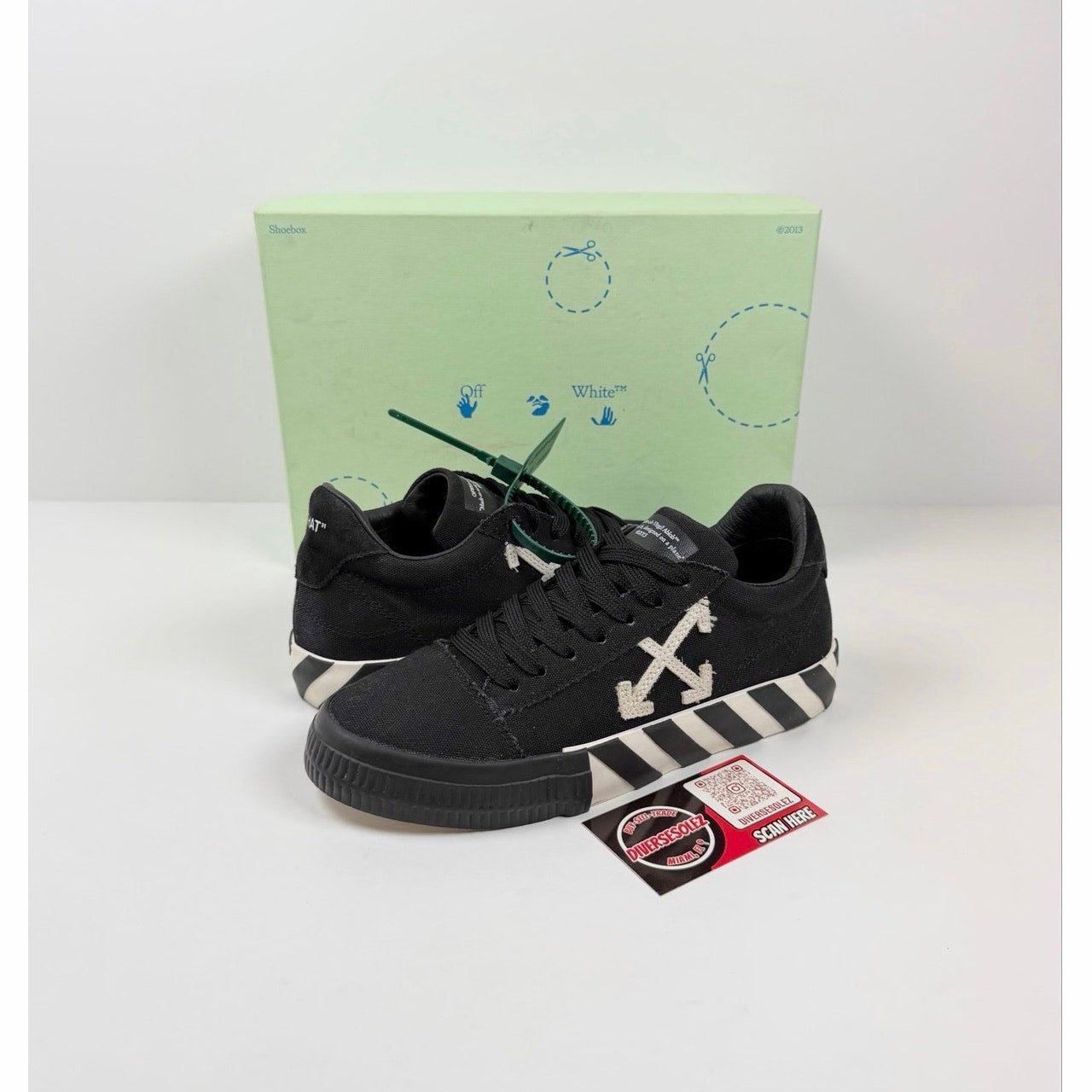 Size 8 Women’s - Off White Vulc Low Top Canvas