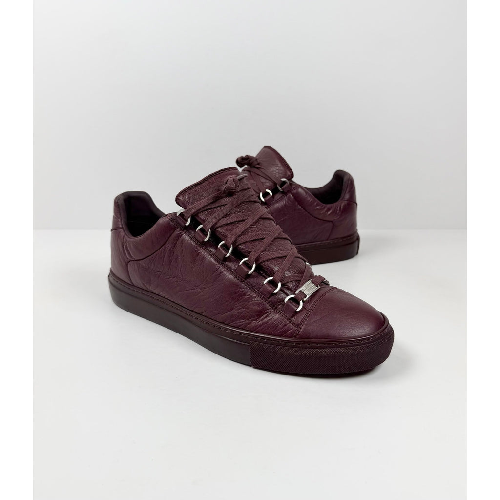 Size 41EU/8US - Balenciaga Arena Burgundy Low