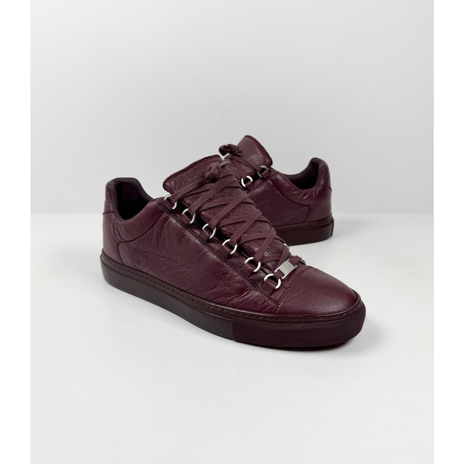 Size 41EU/8US - Balenciaga Arena Burgundy Low