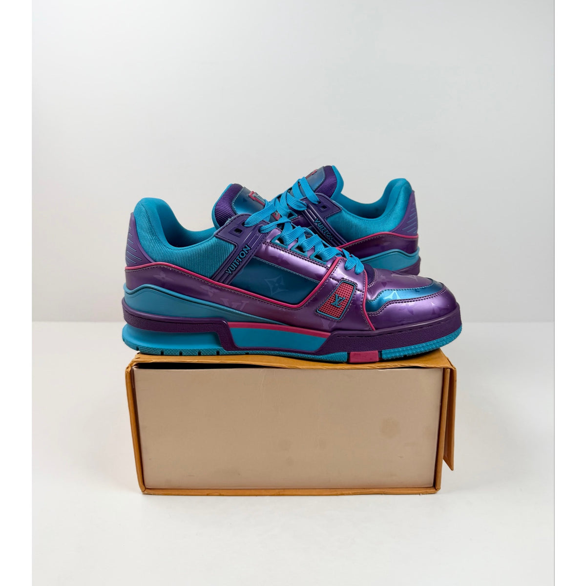Size 8LV/9US - Louis Vuitton Trainer Purple Teal