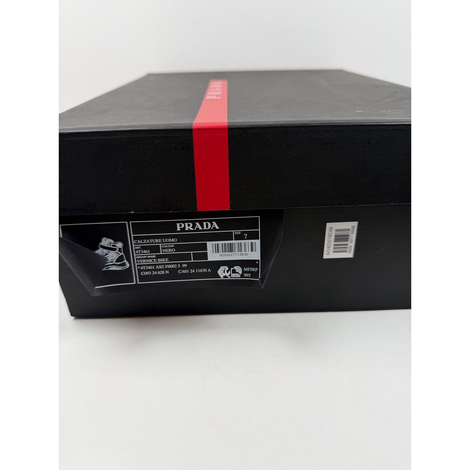 Size 7UK/8US - Prada Americas Cup High Top NEW