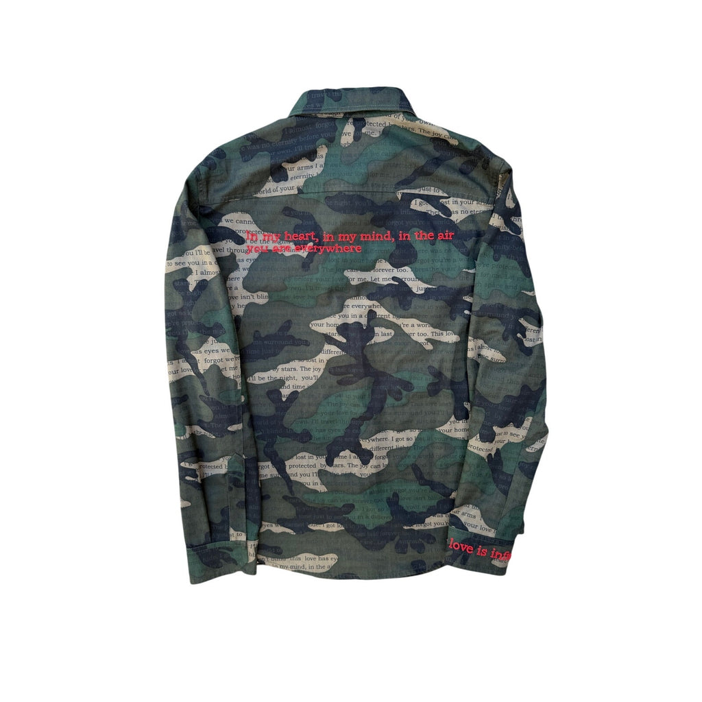 Valentino Garavani Camo Shirt Jacket NEW Size M/US38