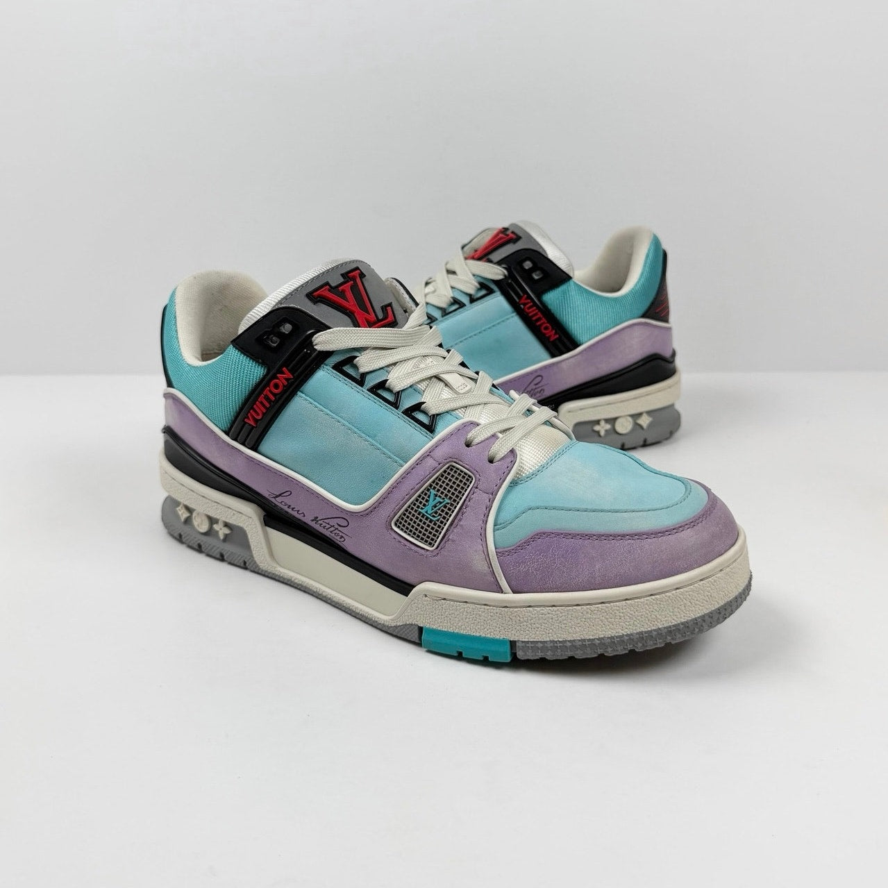 Size 6UK/7US - Louis Vuitton Trainer Blue Purple