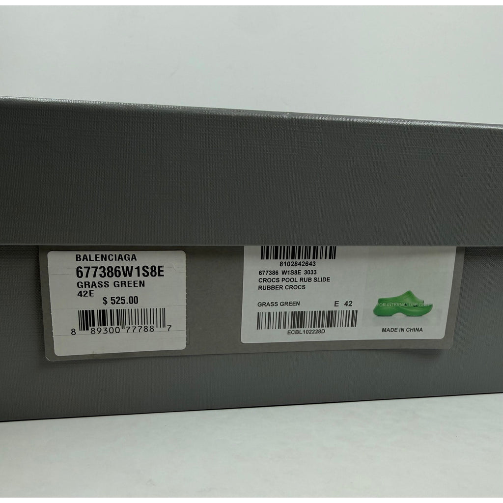Size 42EU/9US - Balenciaga X Crocs Rubber Sandals NEW