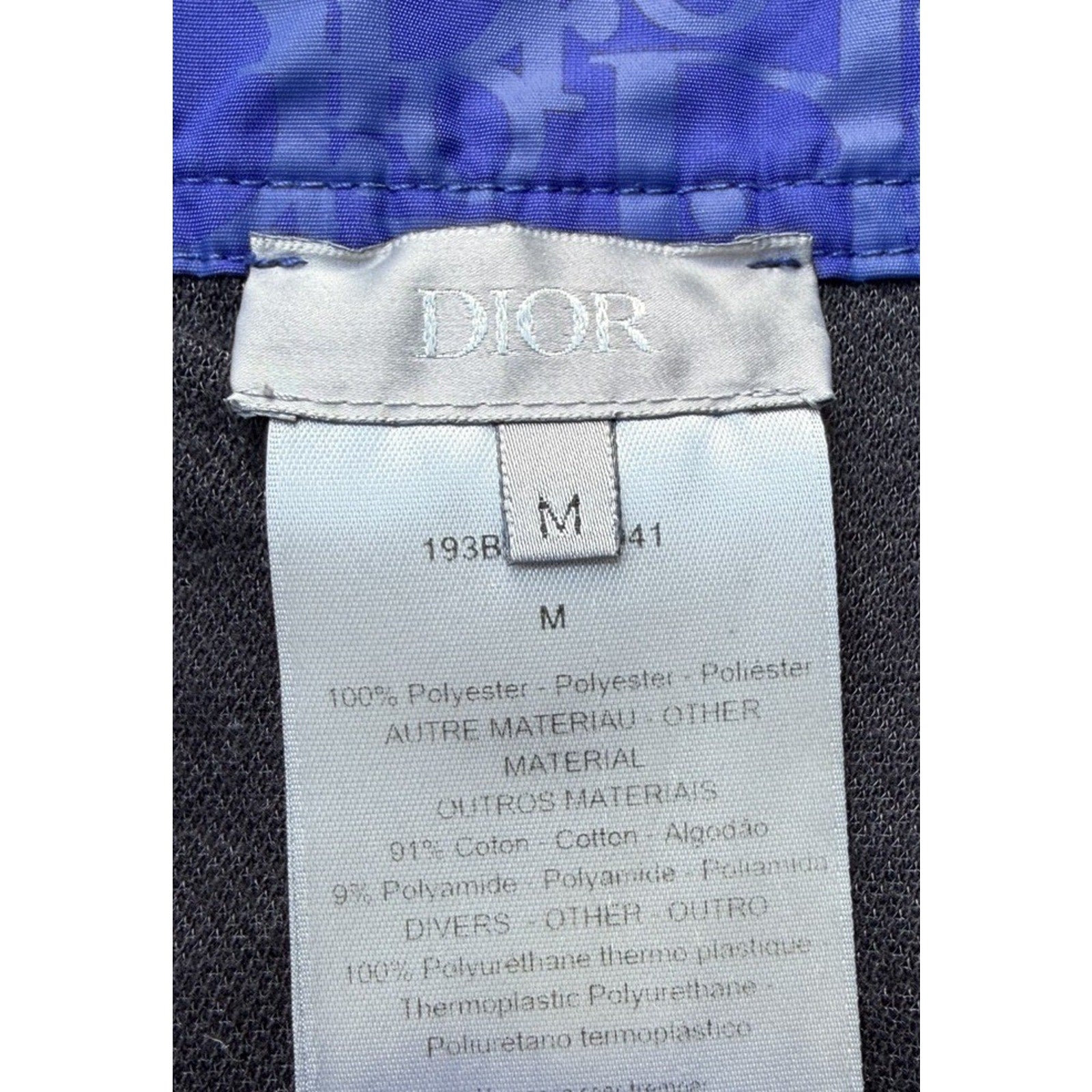 Size M - Dior Oblique Logo Monogram Swim Shorts