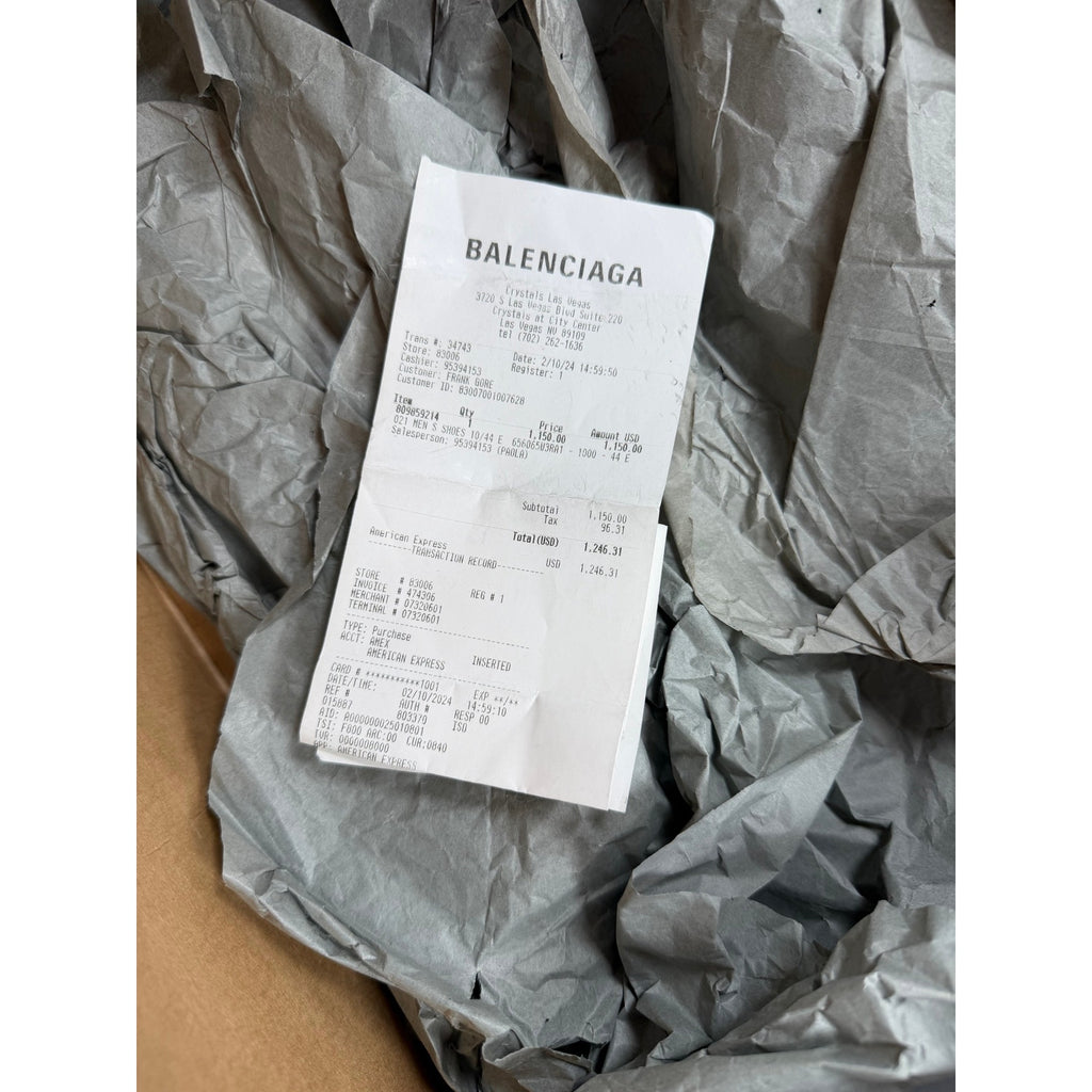 Size 43EU/10US - Balenciaga Runner Black White