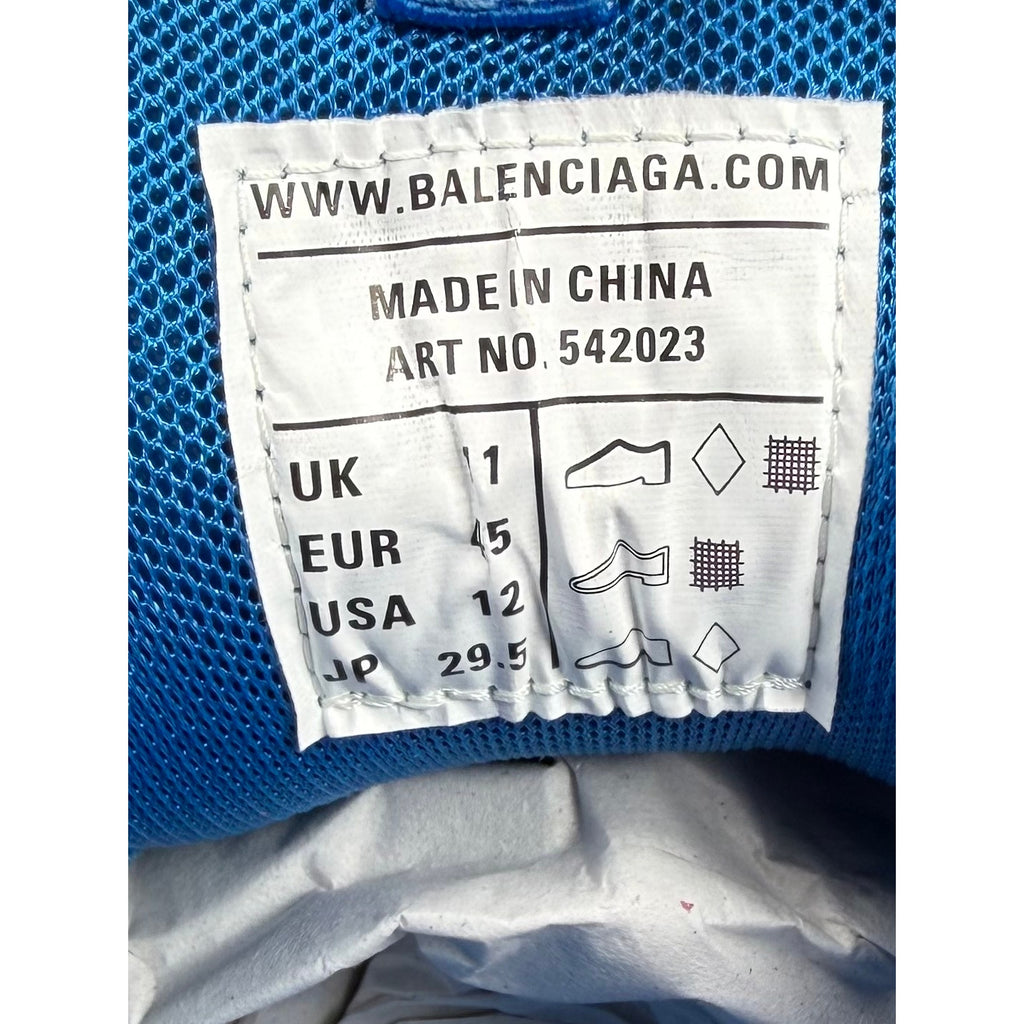 Size 45EU/12US - Balenciaga Track Gray Blue Yellow NEW