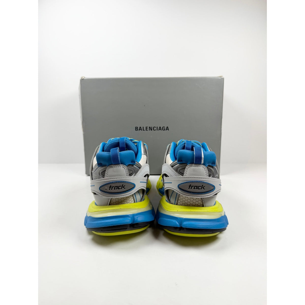 Size 45EU/12US - Balenciaga Track Gray Blue Yellow NEW