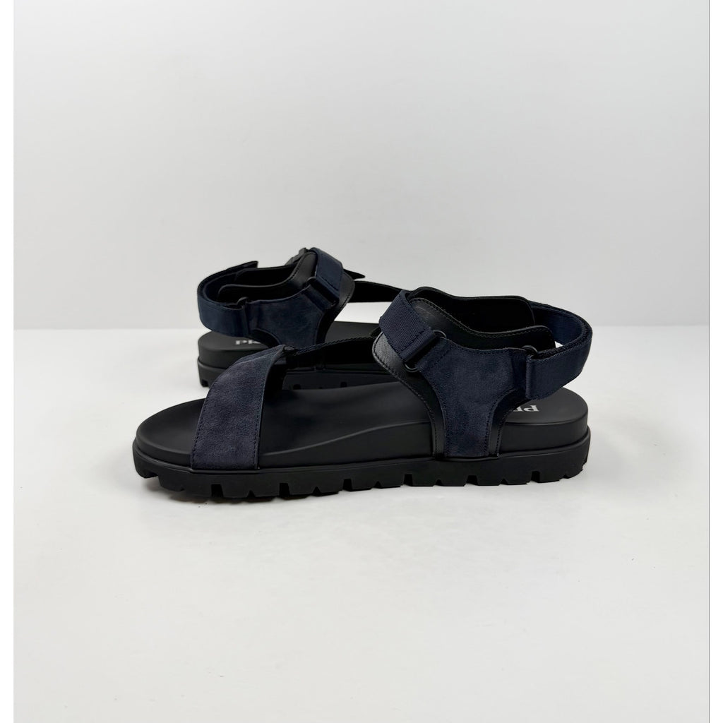 Size 11UK/12US - Prada Sporty Strap Sandal Suede NEW