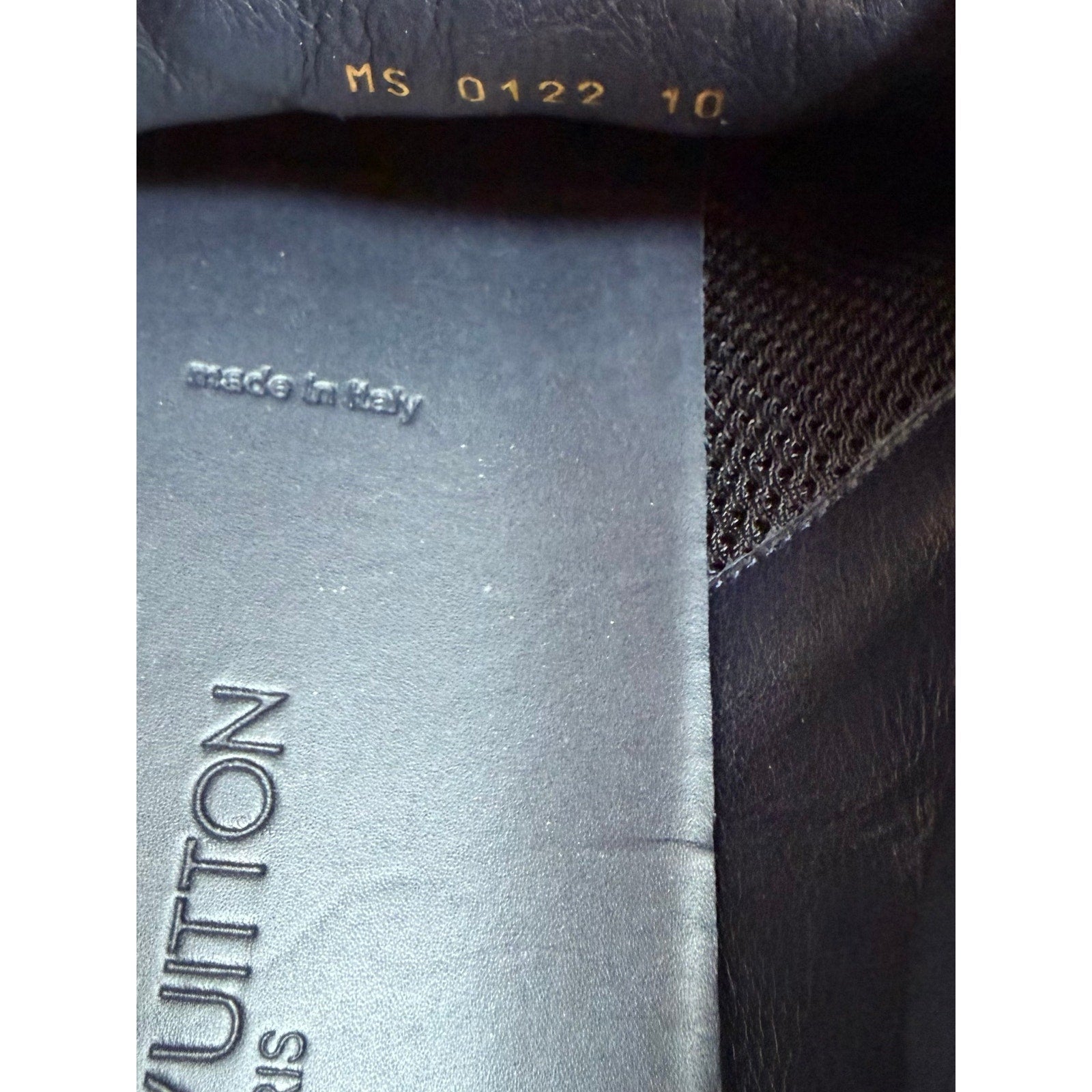 Size 10LV/11US - Louis Vuitton Burgundy Low Top