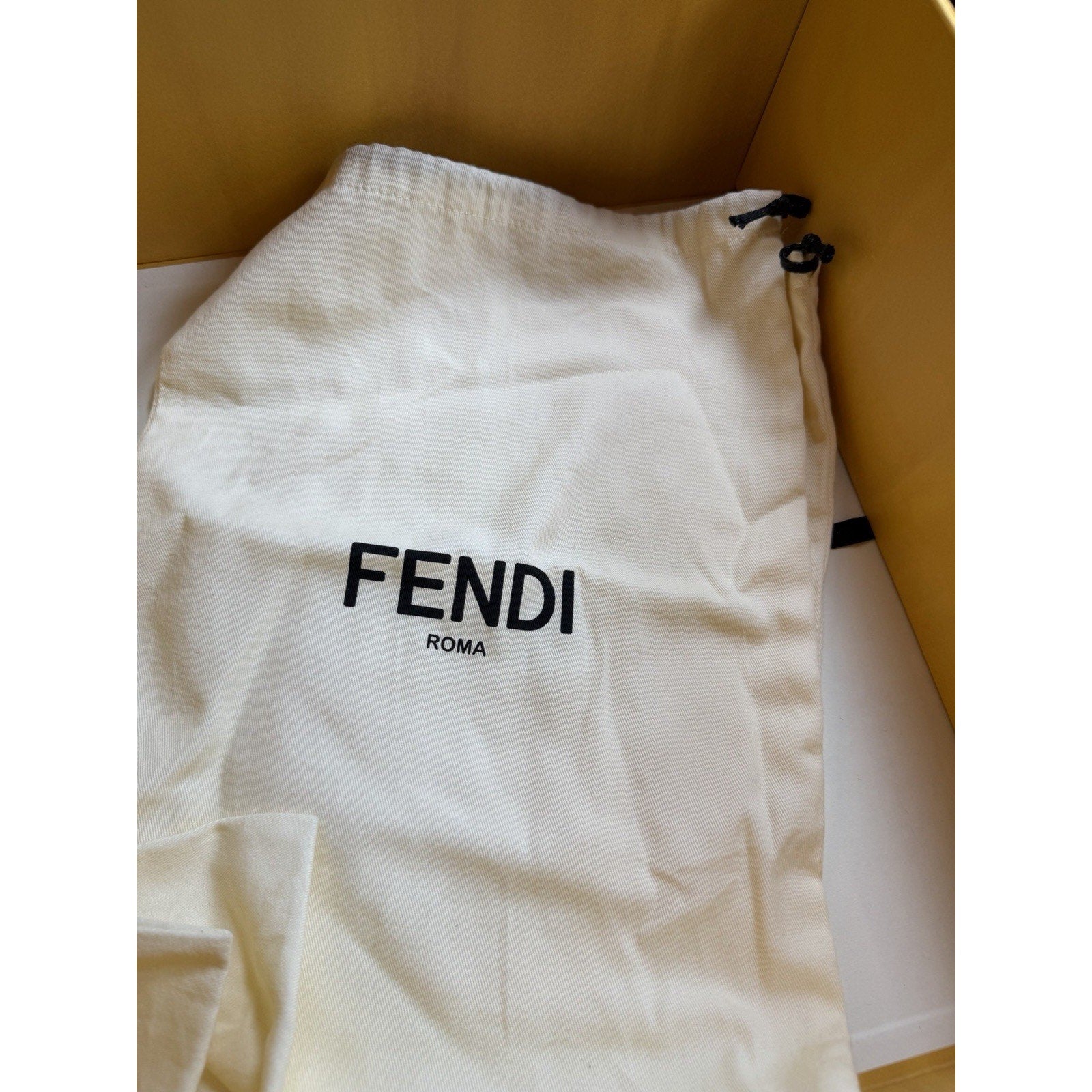 Size 8UK/9US - Fendi Vitello Logo Leather High Like New