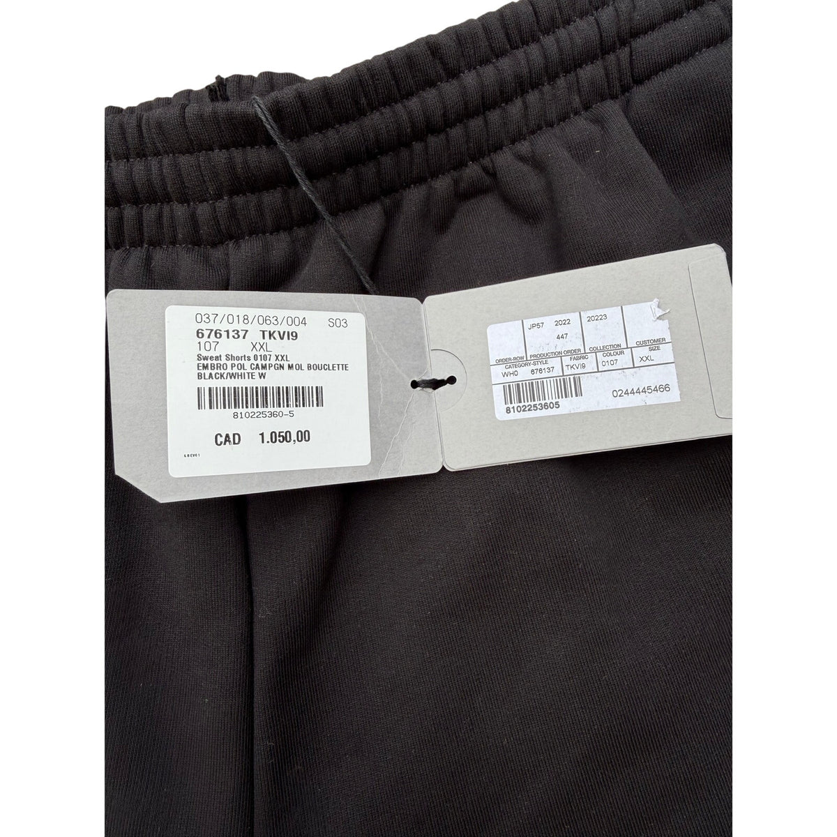 Size 2XL - Balenciaga Political Campaign Sweat Shorts NEW