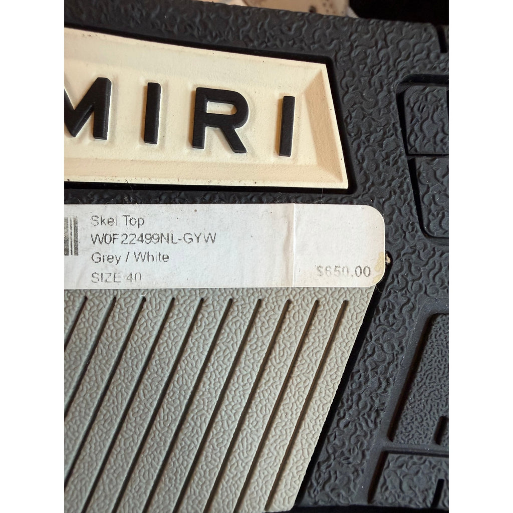Size 40EU/7US - Amiri Skel Top Hi Grey NEW!
