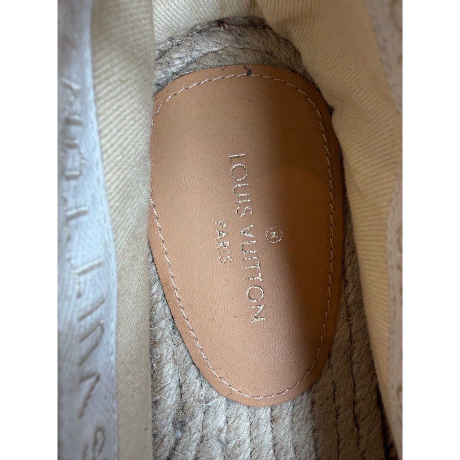 Size 7.5LV/8.5US - Louis Vuitton Monogram Denim Espadrilles