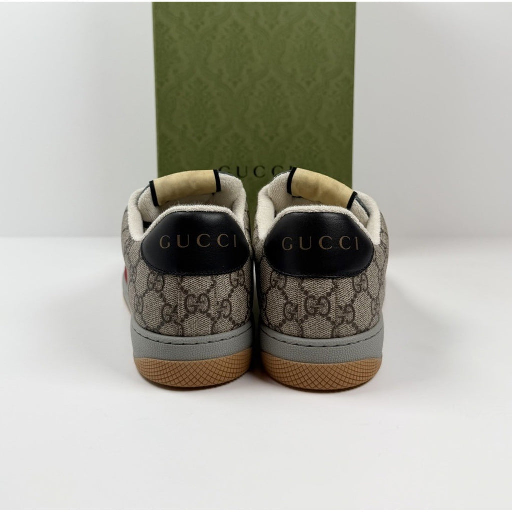 Size 8.5US - Gucci Screener Beige Monogram NEW