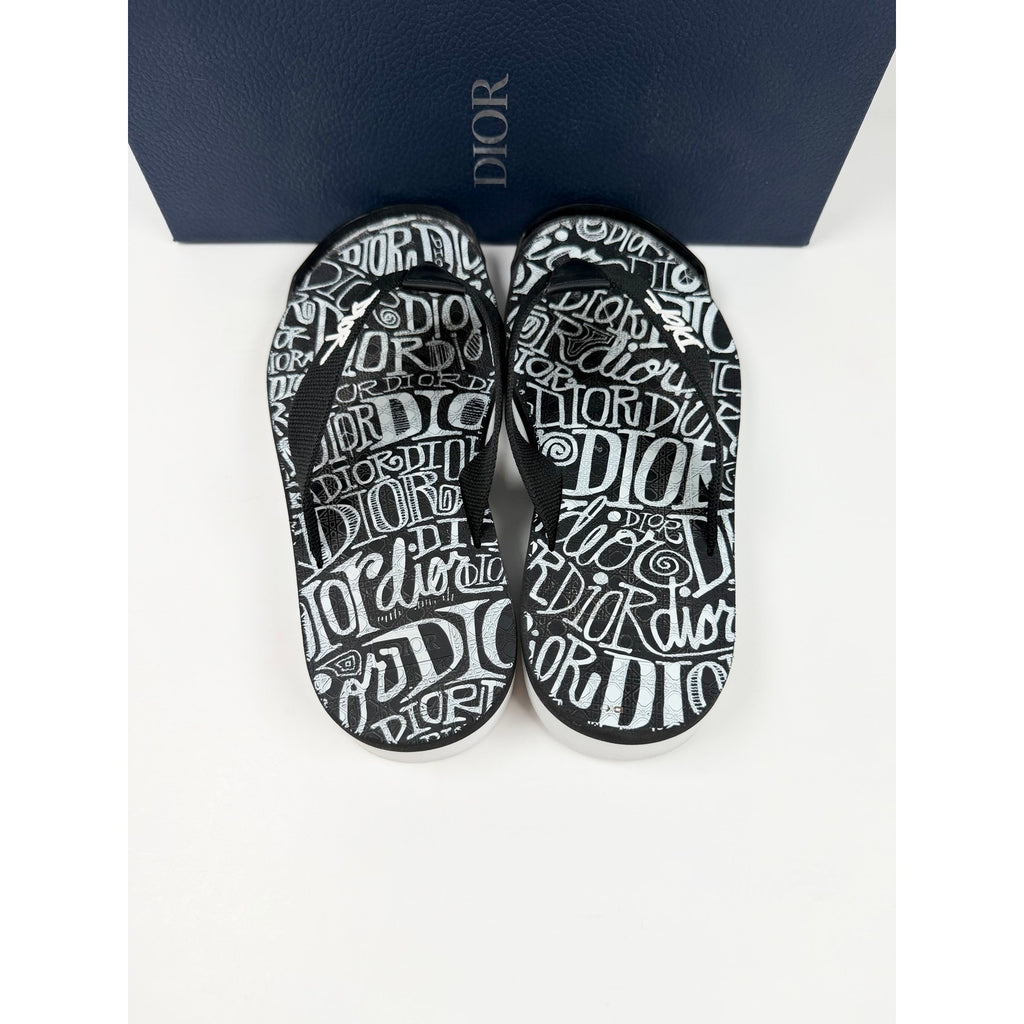 Size 41EU/8US - Dior x Shawn Stussy Flip Flops