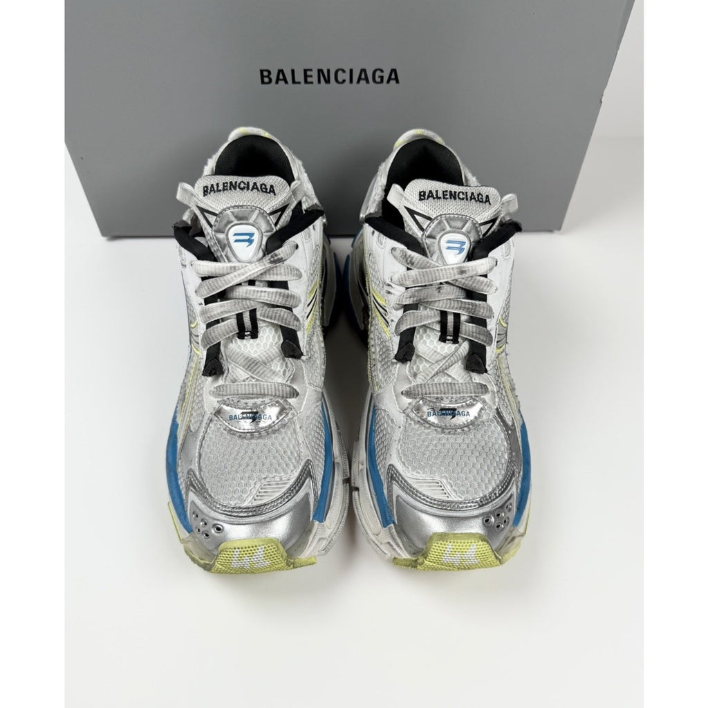 Size 41EU/8US - Balenciaga Runner White Yellow Blue NEW!