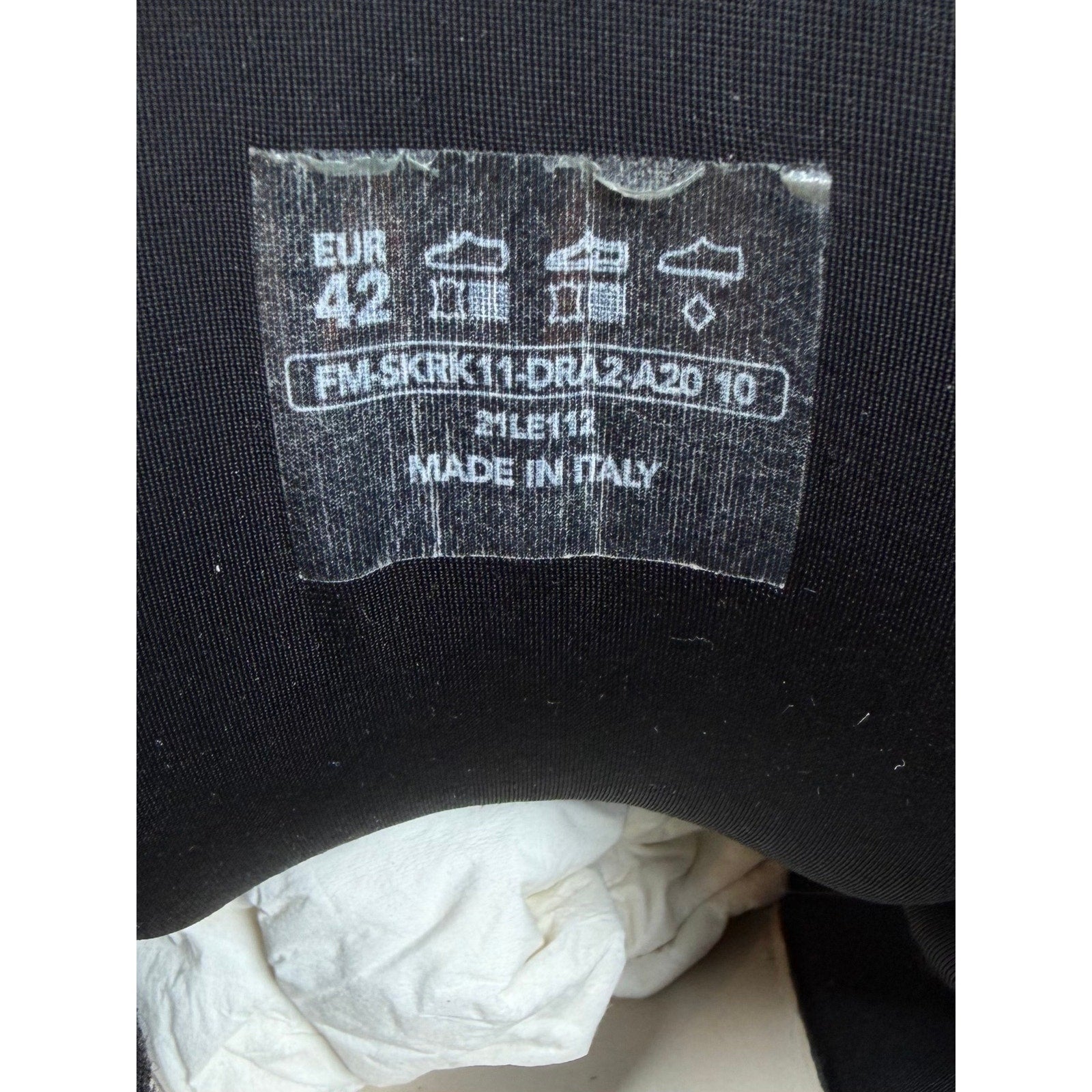 Size 42EU/9US - Lanvin Curb Black Sneakers