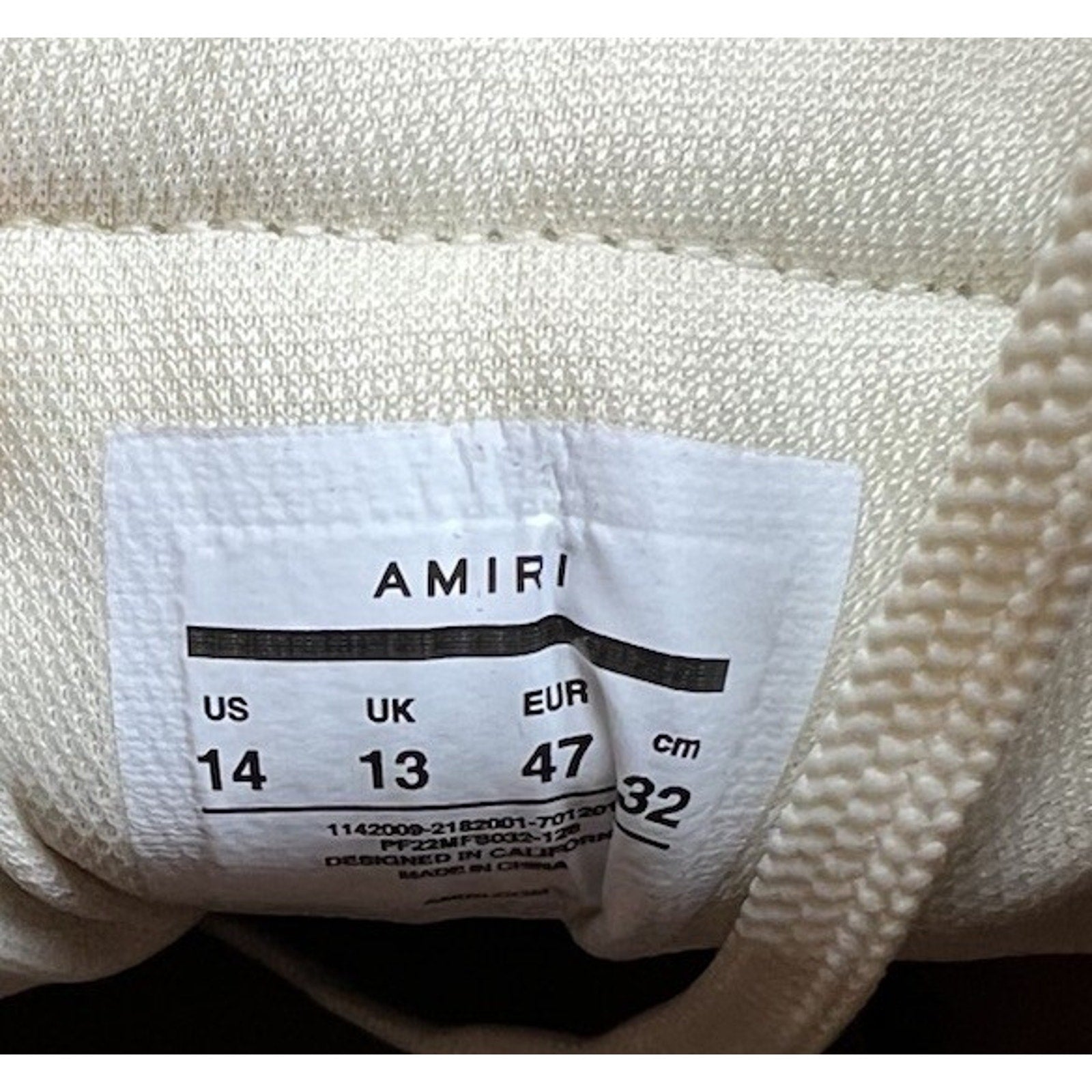 Size 47EU/14US - Amiri Skel Top Hi Bandana Brown NEW