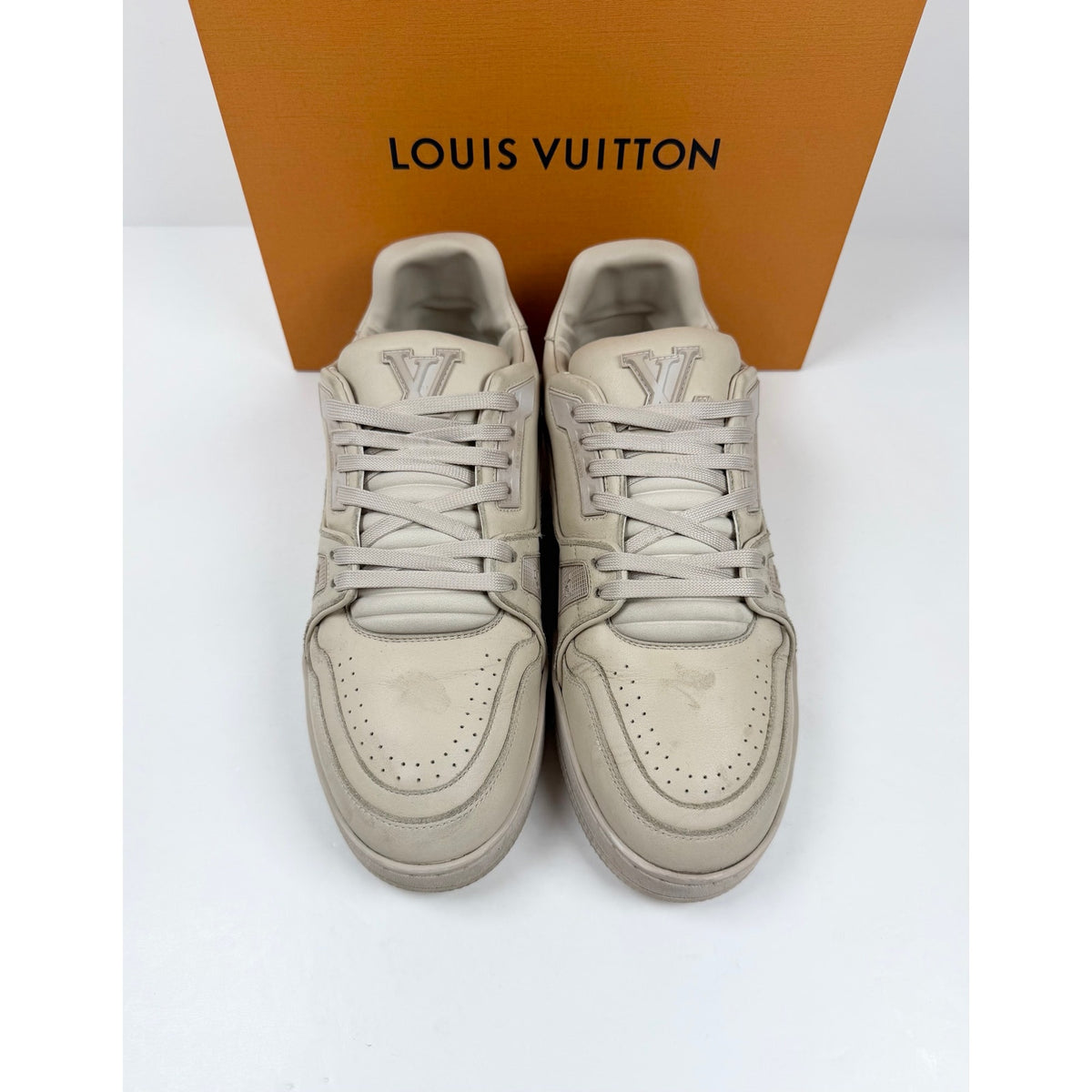 Size 7LV/8.5US - Louis Vuitton Distressed Trainers