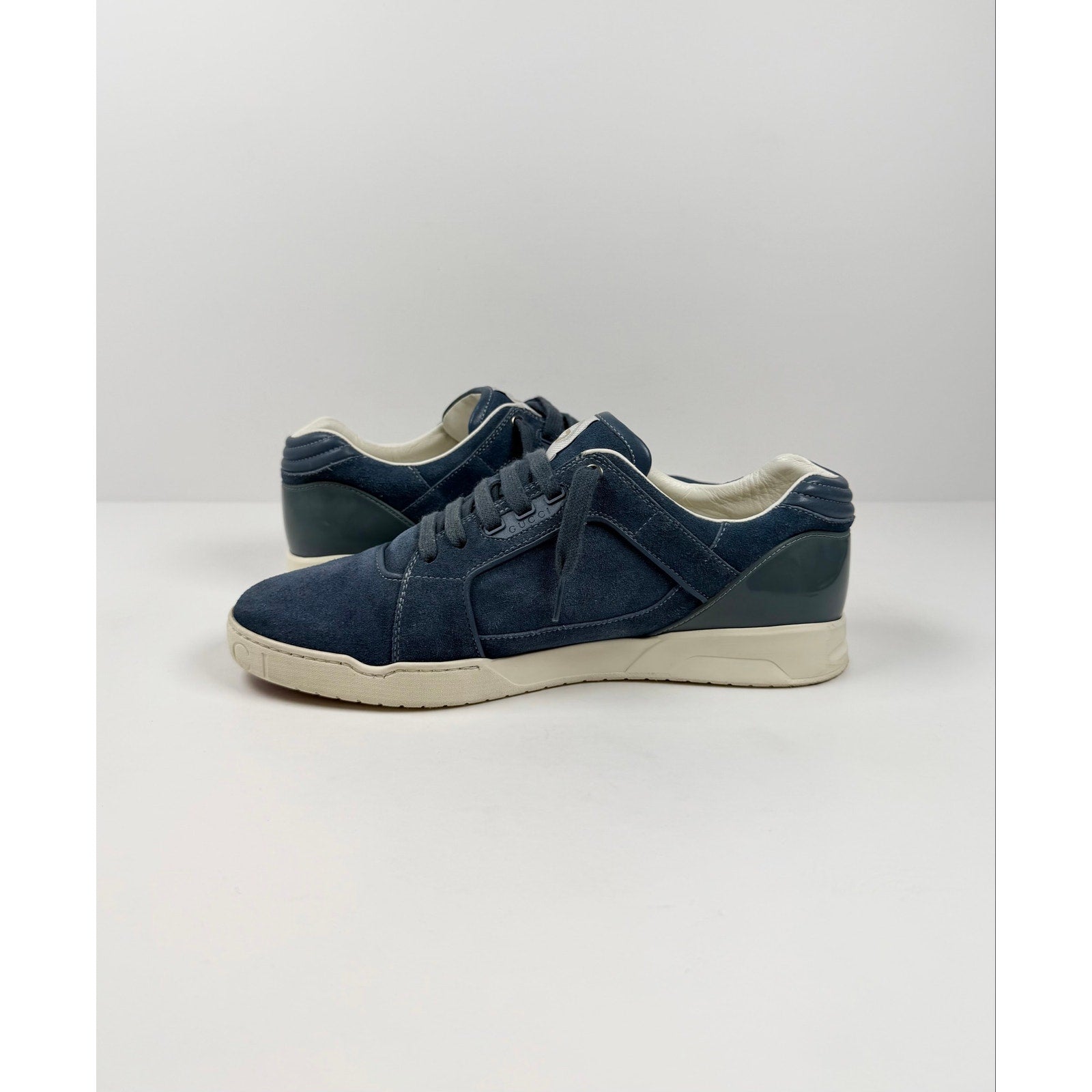 Size 10US - Gucci Interlocking GG Suede Sneakers