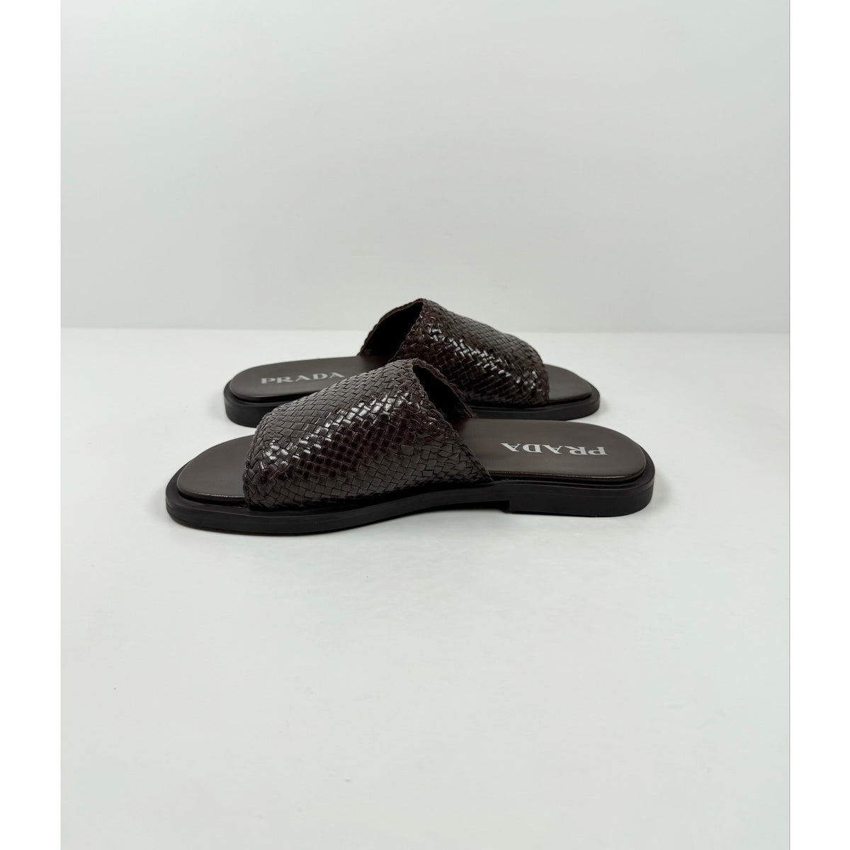 Size 6UK/7US - Prada Woven Leather Sandals NEW