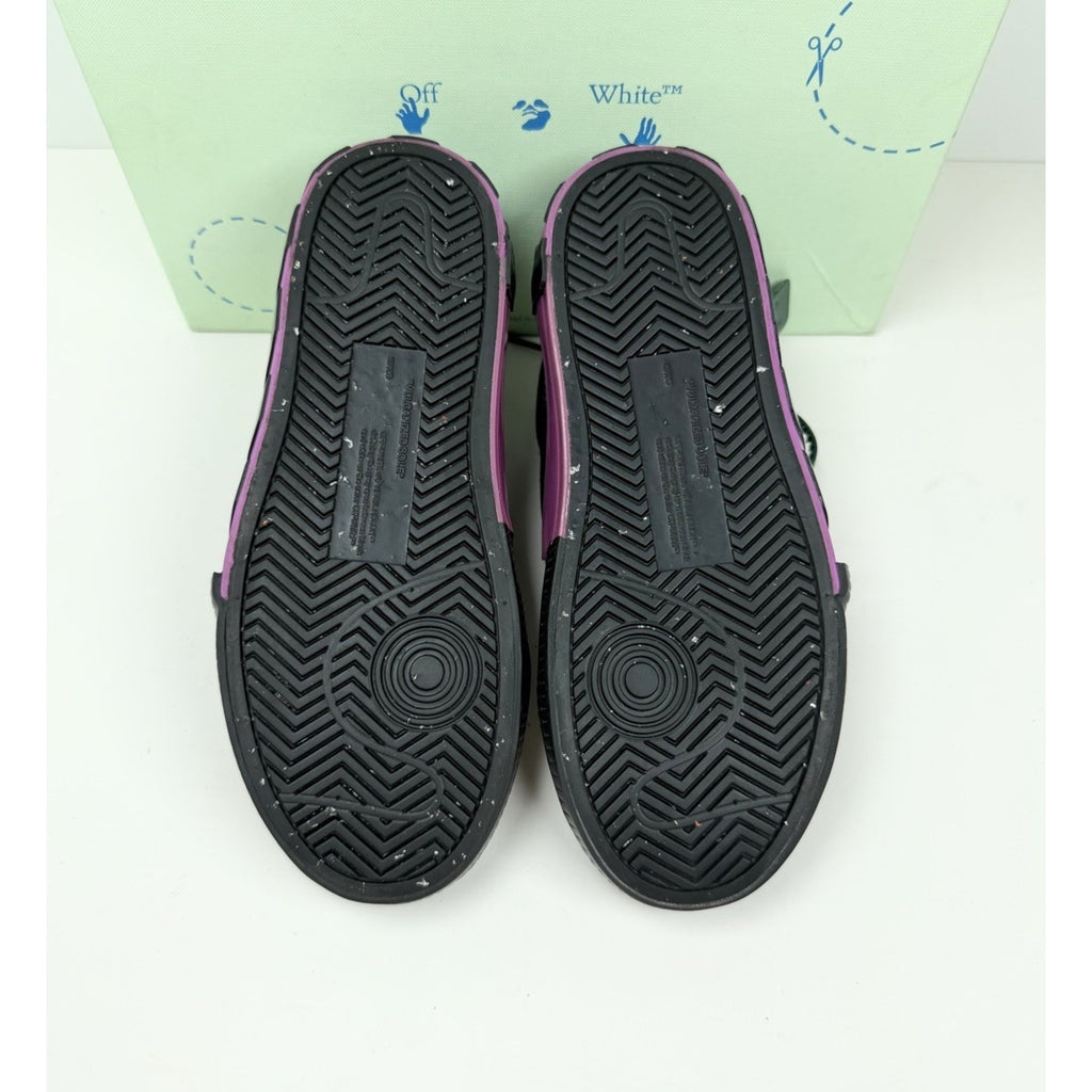 Size 36EU/6W - Off-White Vulcanized Canvas Black/Purple