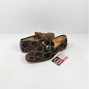 Size 7.5US - Gucci Horsebit Velvet Loafers