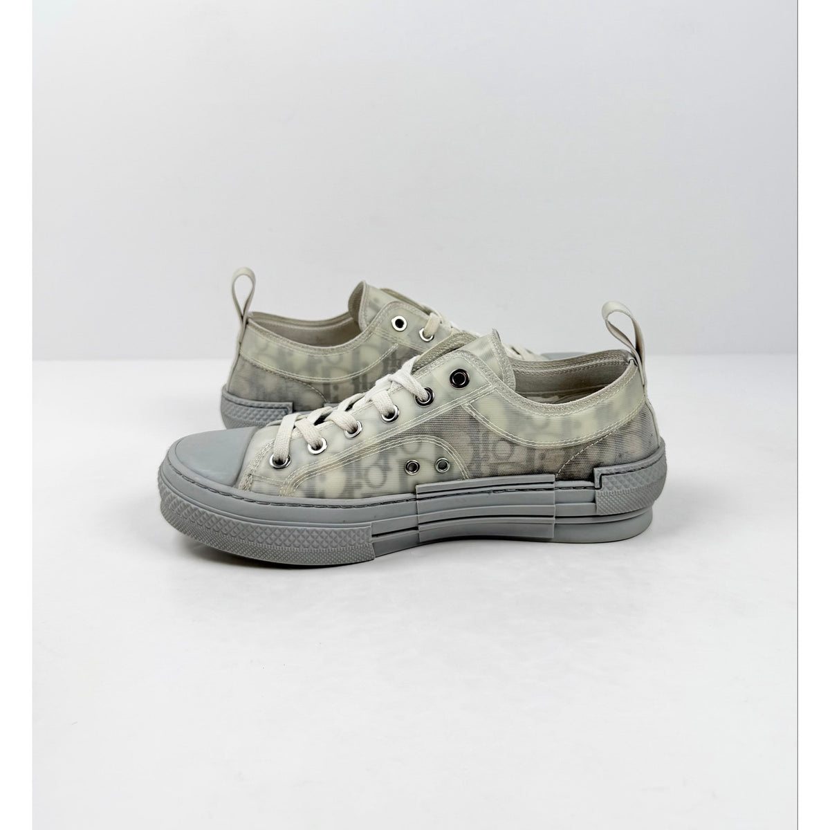 Size 37/7 - Dior B23 Oblique Low Top Womens
