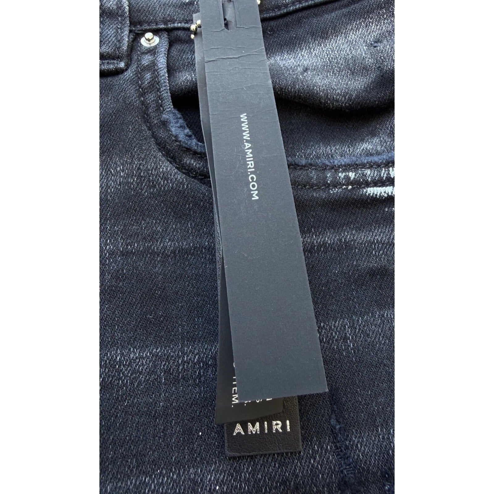 Size 34 - Amiri Aged Black MA Drip Jeans NEW