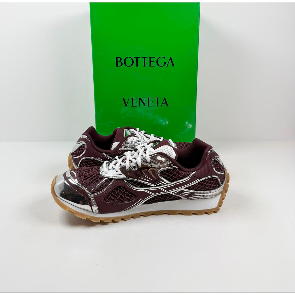Size 44EU/11US - Bottega Veneta Orbit Barolo Silver NEW
