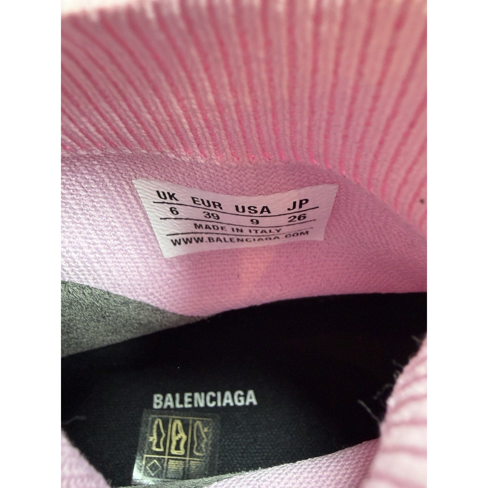 Size 39EU/9W - Balenciaga Pink Speed Women's