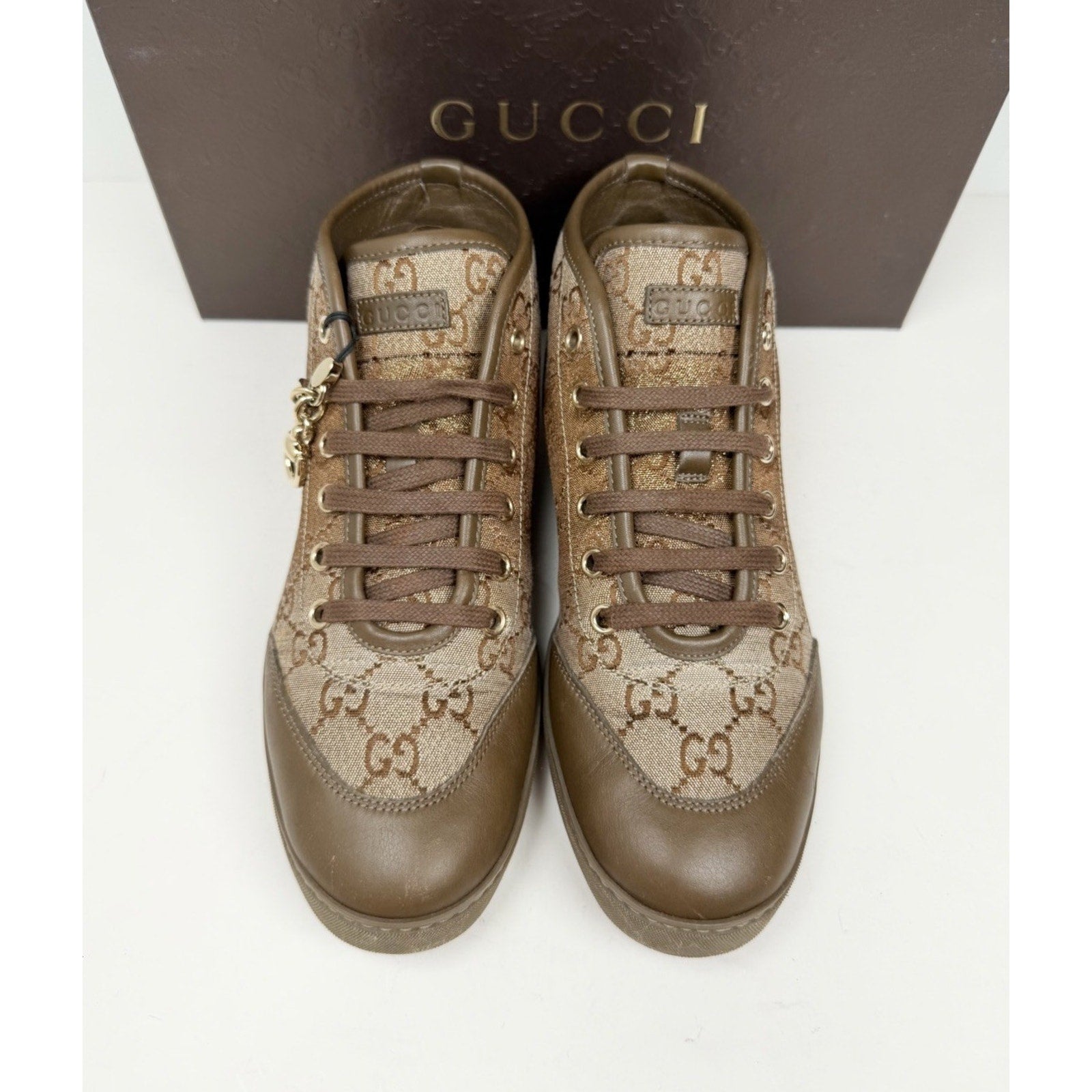 Size 6.5W - Gucci Monogram GG High Women's