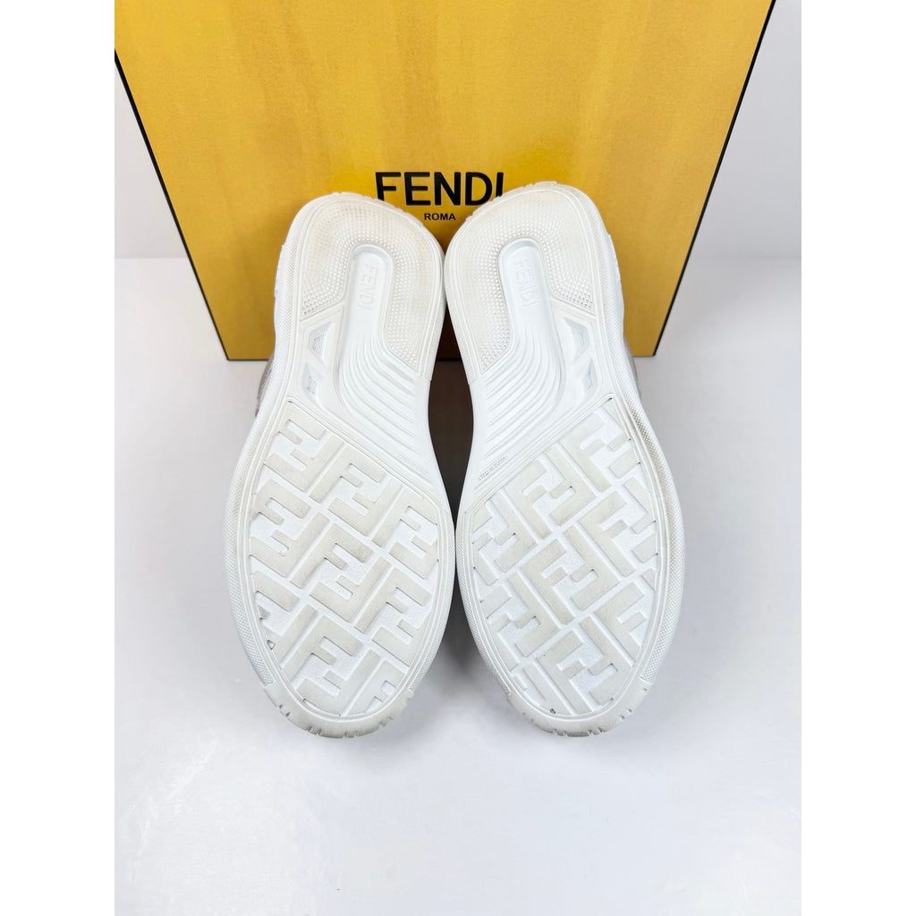 Size 7UK/8US - Fendi Force White Sneakers