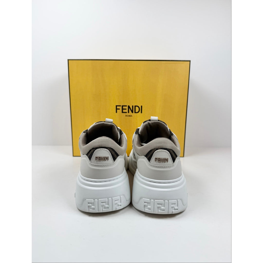 Size 7UK/8US - Fendi Force White Sneakers