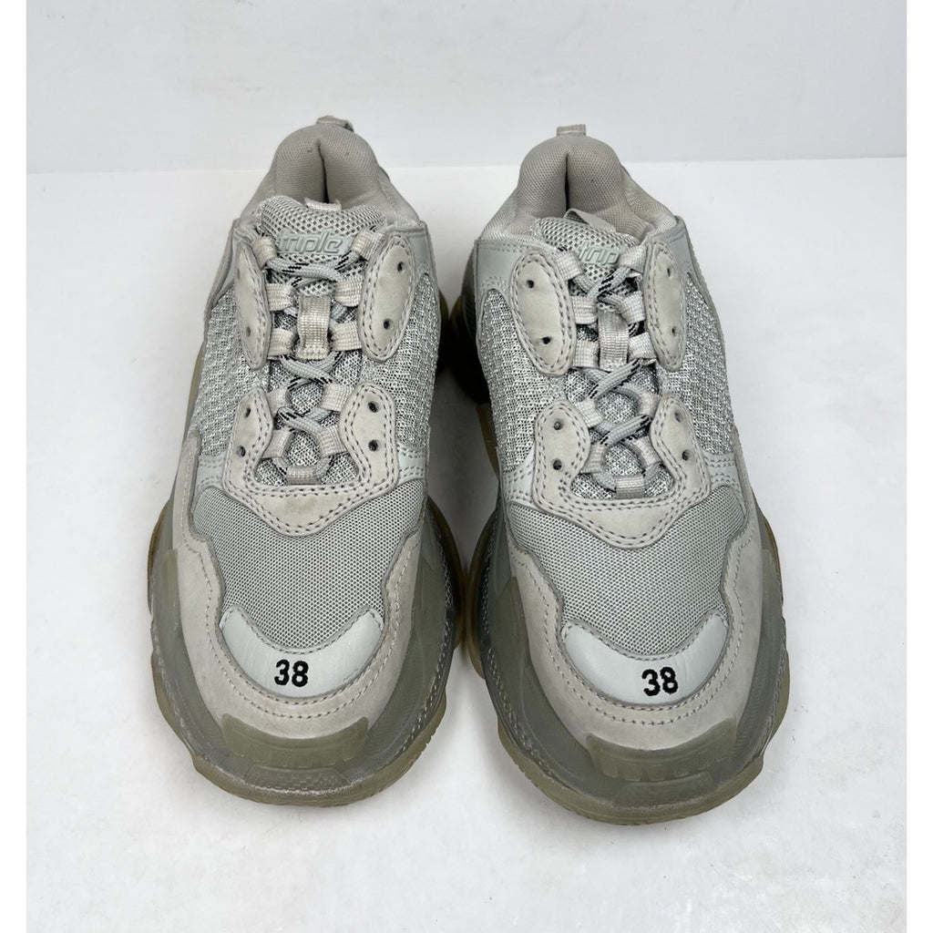 Size 38EU/8W - Balenciaga Triple S Clear Sole Women's