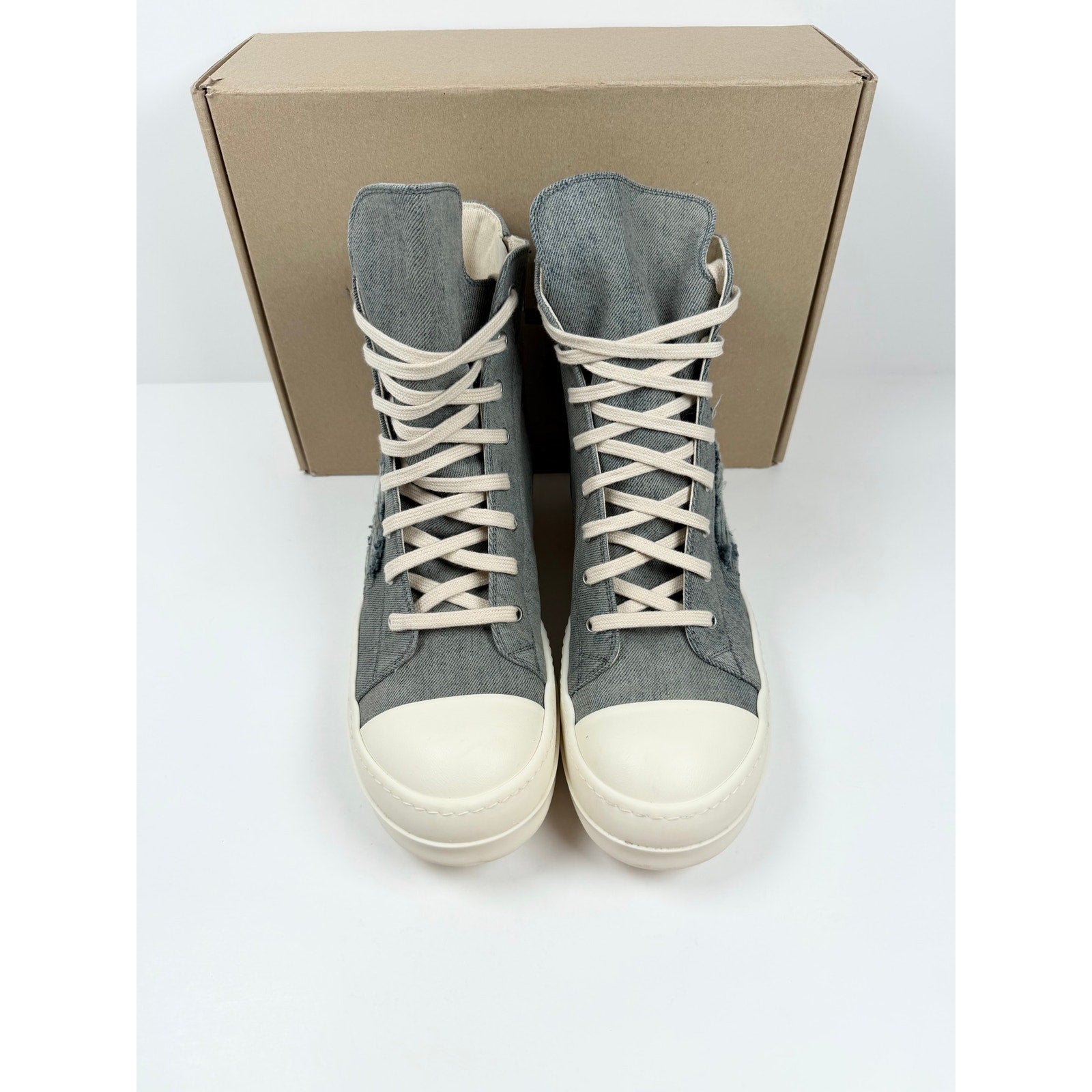 Size 44EU/11US - Rick Owen’s DRKSHDW Distressed High Top