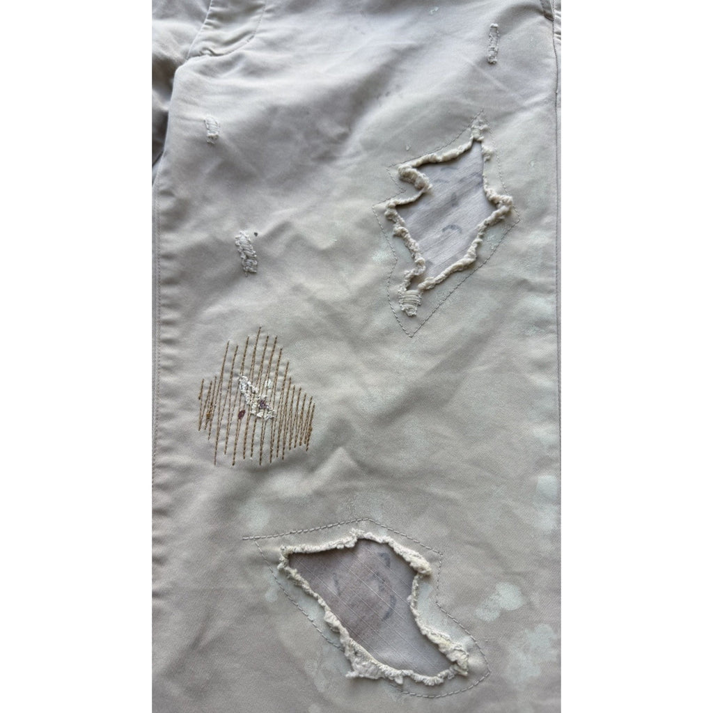 Size 34 - Gallery Dept Chino Flare Beige Pants RETAIL $1.1K