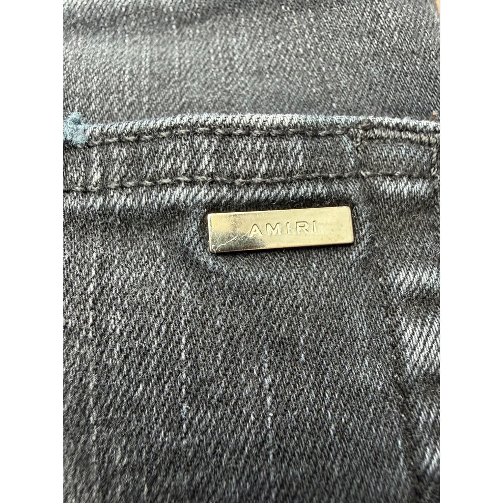 Size 29 - Amiri flared denim black jeans
