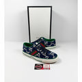 Size 8US - Gucci 1977 Blue Low Top NEW