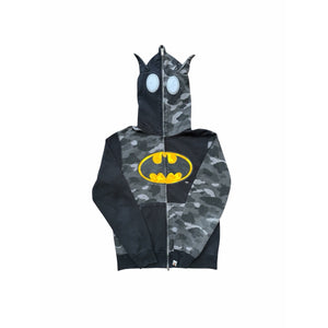 Size L (Fits M) - Bape x DC Comics Batman Full Zip Hoodie
