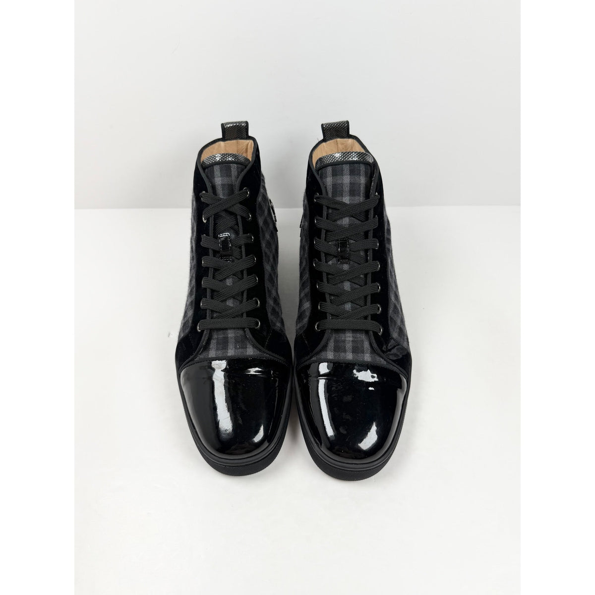 Size 46EU/13US - Christian Louboutin Plaid High Top