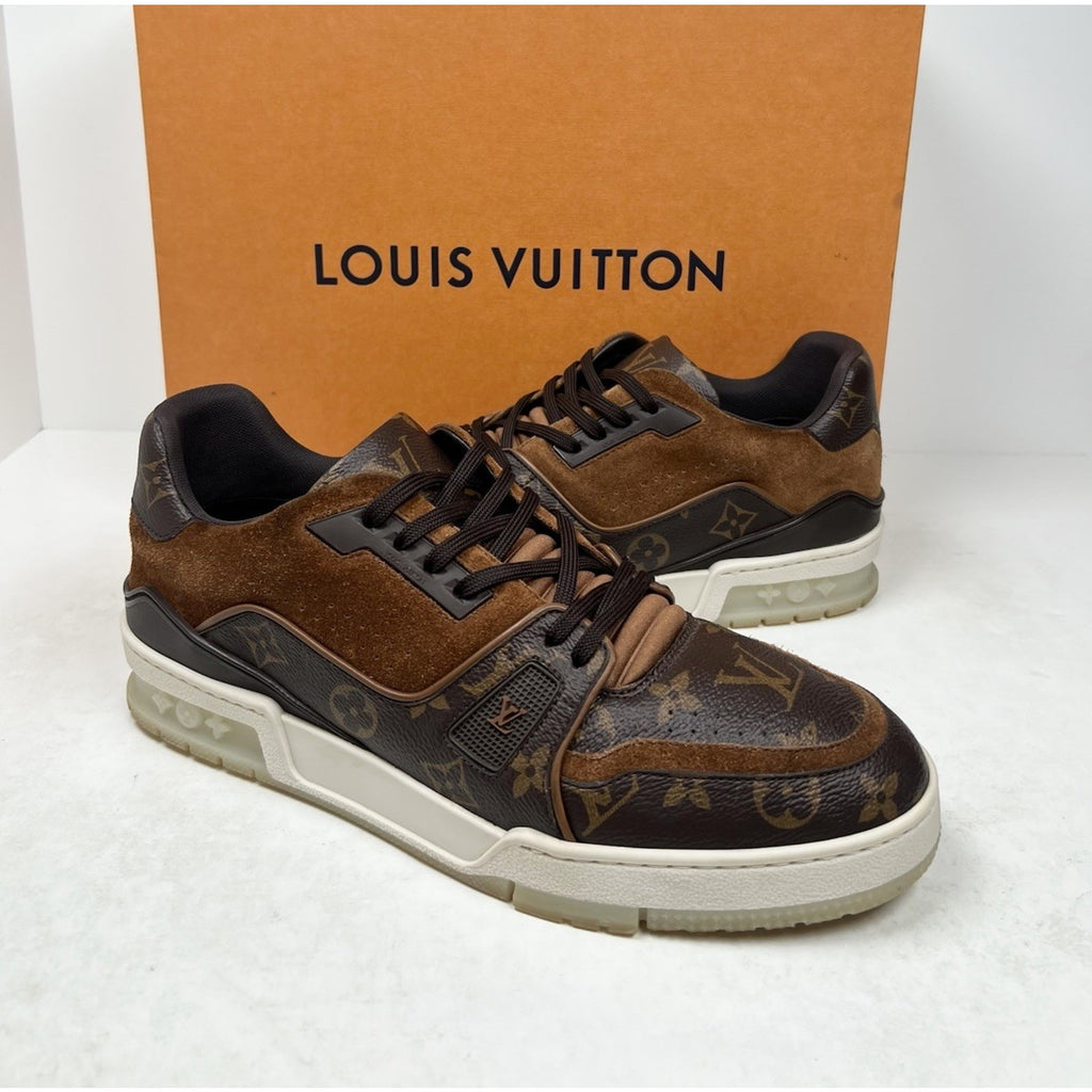 Size 8.5LV/9.5US - Louis Vuitton Brown Suede Monogram