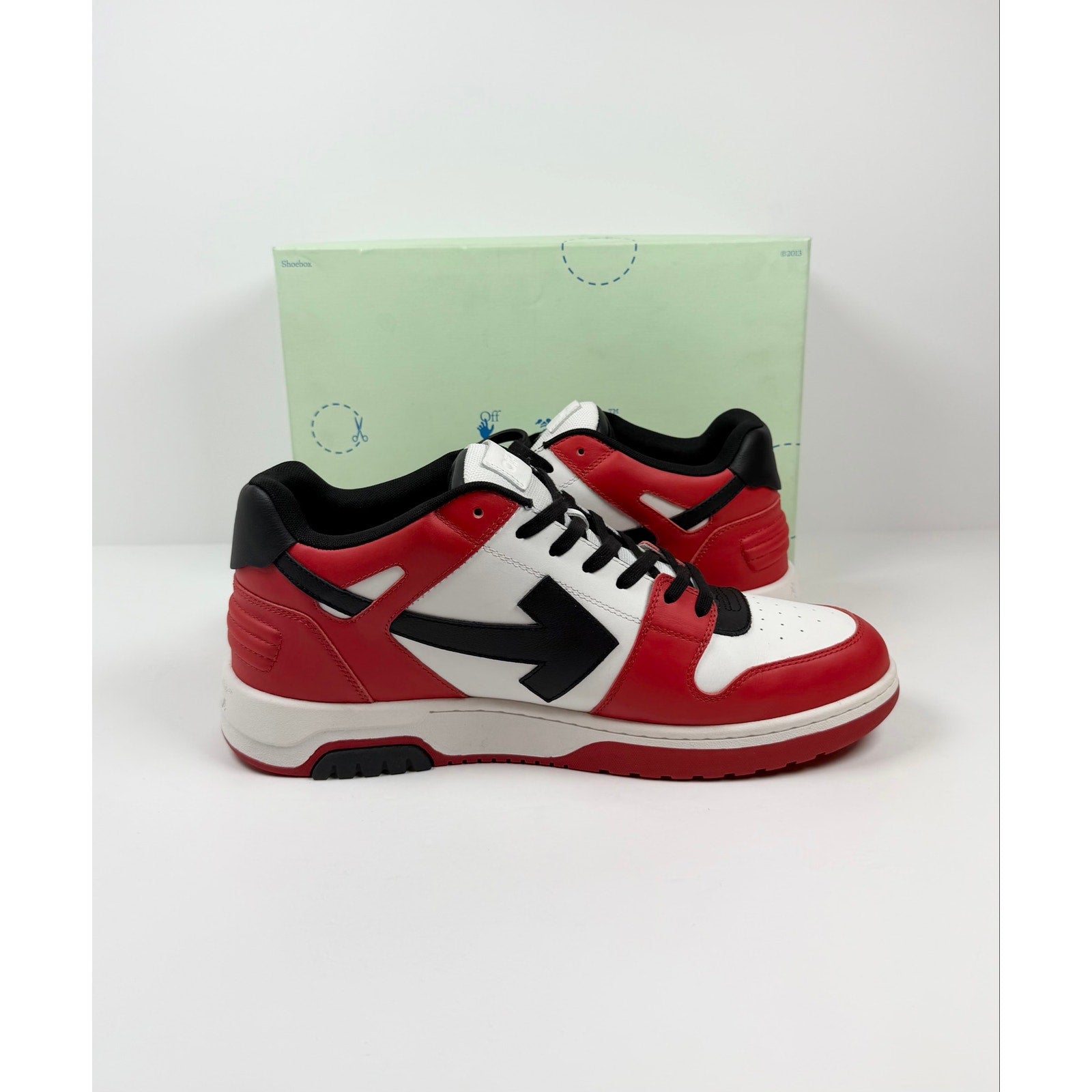 Size 49EU/16US - Off-White Out Of Office Red White Black