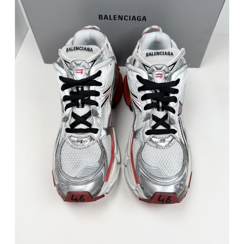 Size 46EU/13US - Balenciaga Runner White Red Black NEW