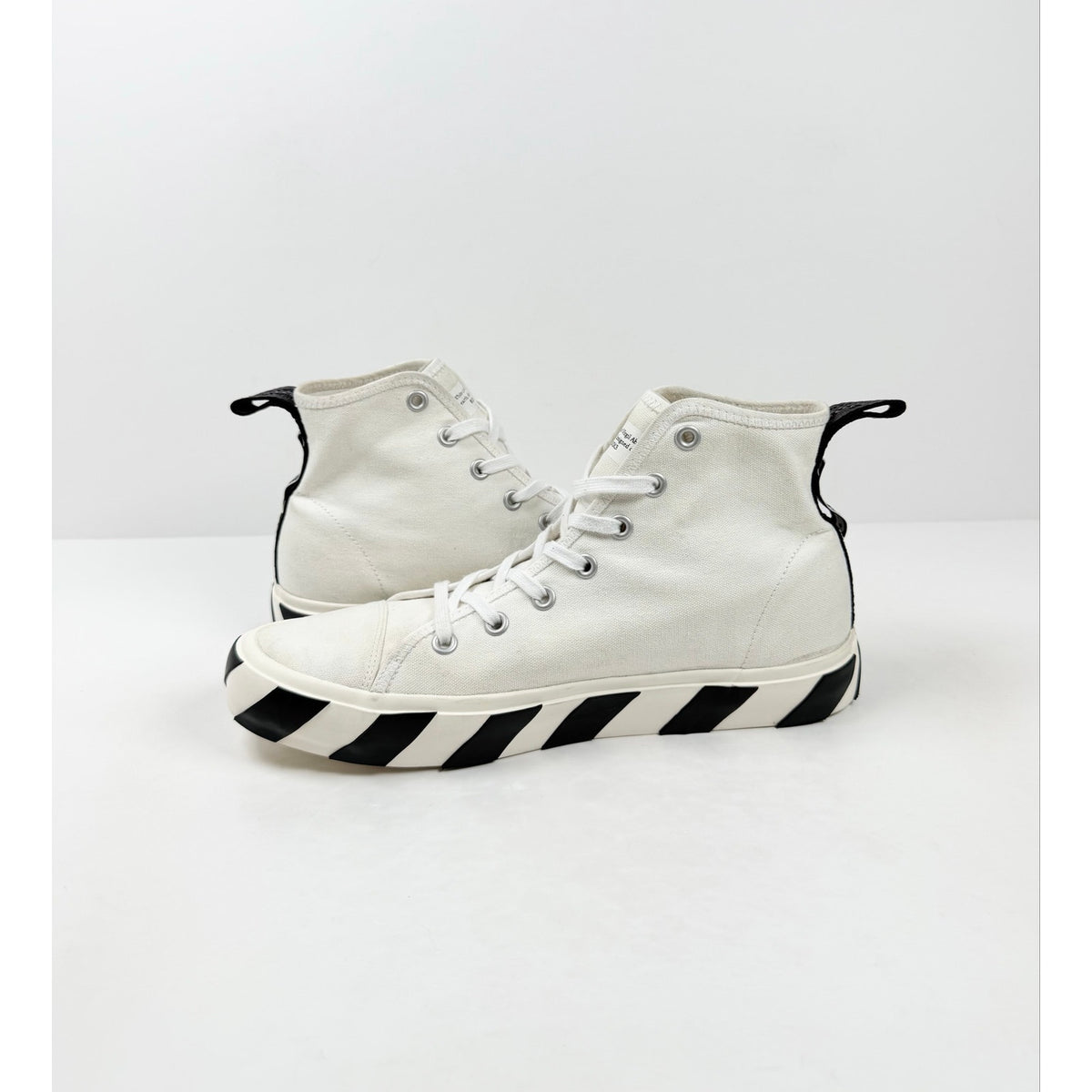 Size 44EU/11US - Off-White Vulcanized High Top