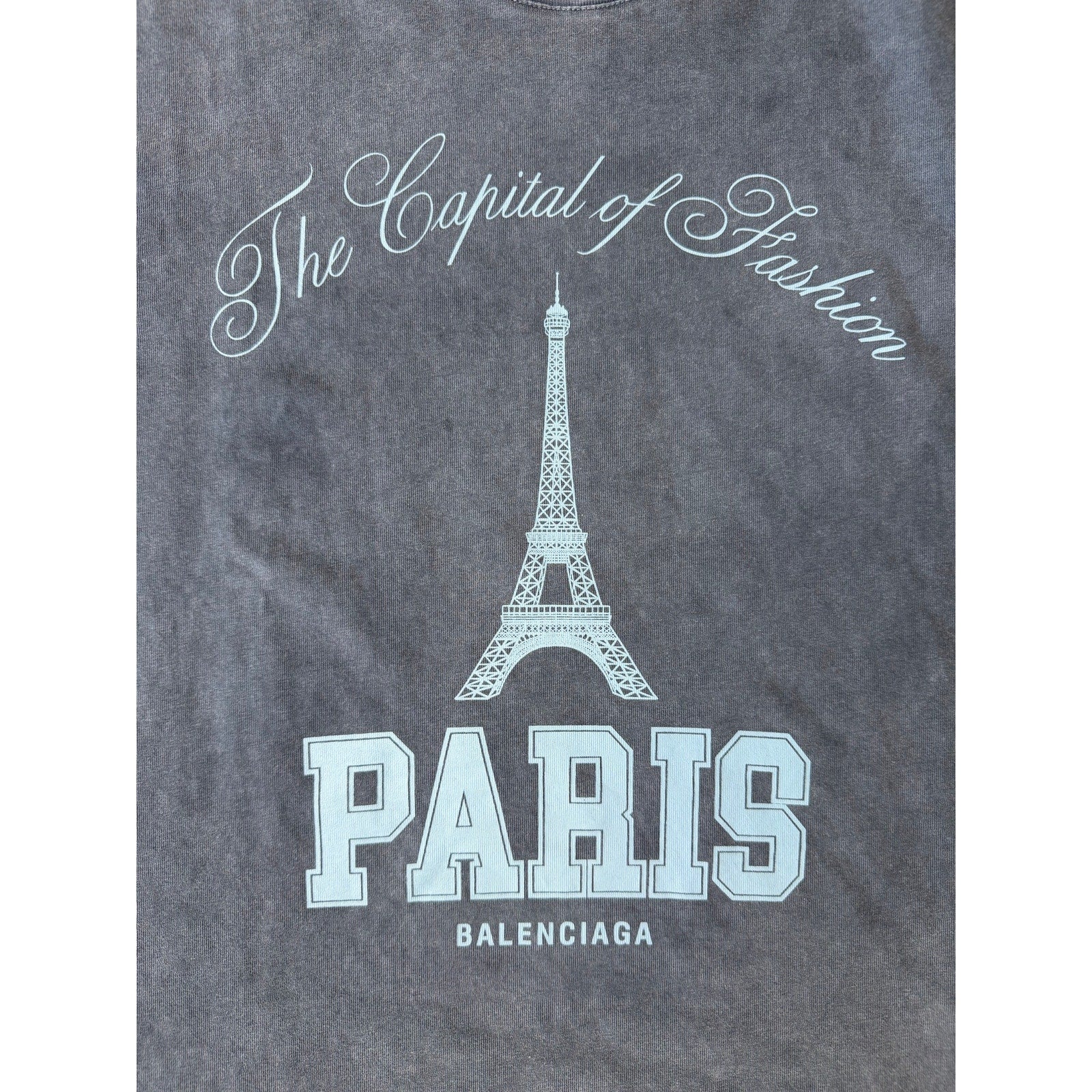 Size 2XL - Balenciaga Paris Eiffel Tower Shirt